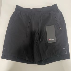 Mens Lululemon License To Train Shorts 7" -black